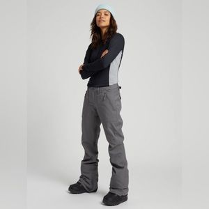 WOMENS M SNOWBOARD / SKI PANTS BURTON GLORIA PANT - GRAY
